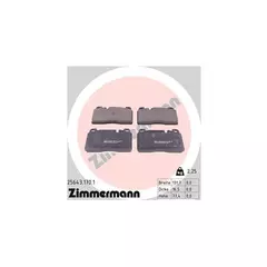 Колодки тормозные Zimmermann 256431701 Передние