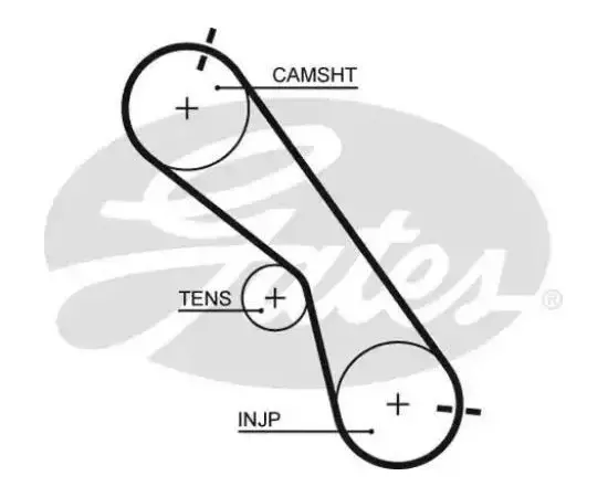 Ремень ГРМ Toyota Land Cruiser Prado (J120) 02-, Hilux 05- Gates - Gates арт. 5560XS