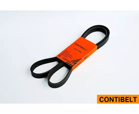 Ремень ручейковый CONTIBELT 6PK1555 (55580052) для CHEVROLET AVEO (11-), CRUZE, ORLANDO (10-); FORD FOCUS III, MONDEO IV (08-), KUGA II (13-) - CONTIBELT арт. 6РК1555