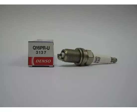 Свеча зажигания, 1 шт. DENSO Q16PR-U (3137) для ГАЗ Соболь 2.5L (97-) ЗМЗ-40524, ГАЗель 2.9L (03-13) УМЗ-4216, Волга 3110 (93-10) ЗМЗ-40525 / УАЗ 452, УАЗ 2206, Хантер (3151), Сибир (3162), Головастик (3303), Патриот (04-), Буханка (3741), Барс