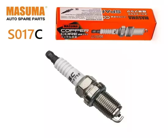 Свеча зажигания, 1 шт. MASUMA S017C (аналог NGK ZFR6K-11 / 6711 и DENSO KJ20DR-M11) для HONDA Accord, Civic, CR-V, FR-V, Stream - 2.0 (R20A, K20A) / 2.4 (K24A, K24Z) / VW Polo, Jetta, Caddy, Fox, Golf V/VI / SKODA Octavia, Fabia, Rapid, Roomster