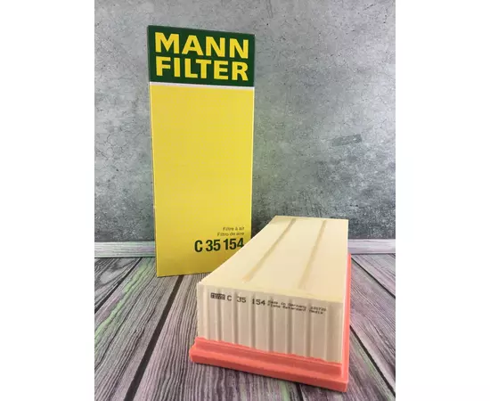 Фильтр воздушный оригинальный MANN-FILTER C35154 (Audi, SEAT, Skoda, Volkswagen) Германия