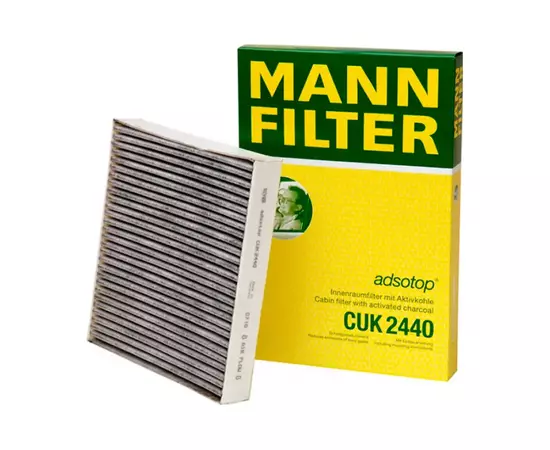 MANN CUK 2440 Фильтр салонный угольный FORD Focus / VOLVO: C30 C70 S40 V50